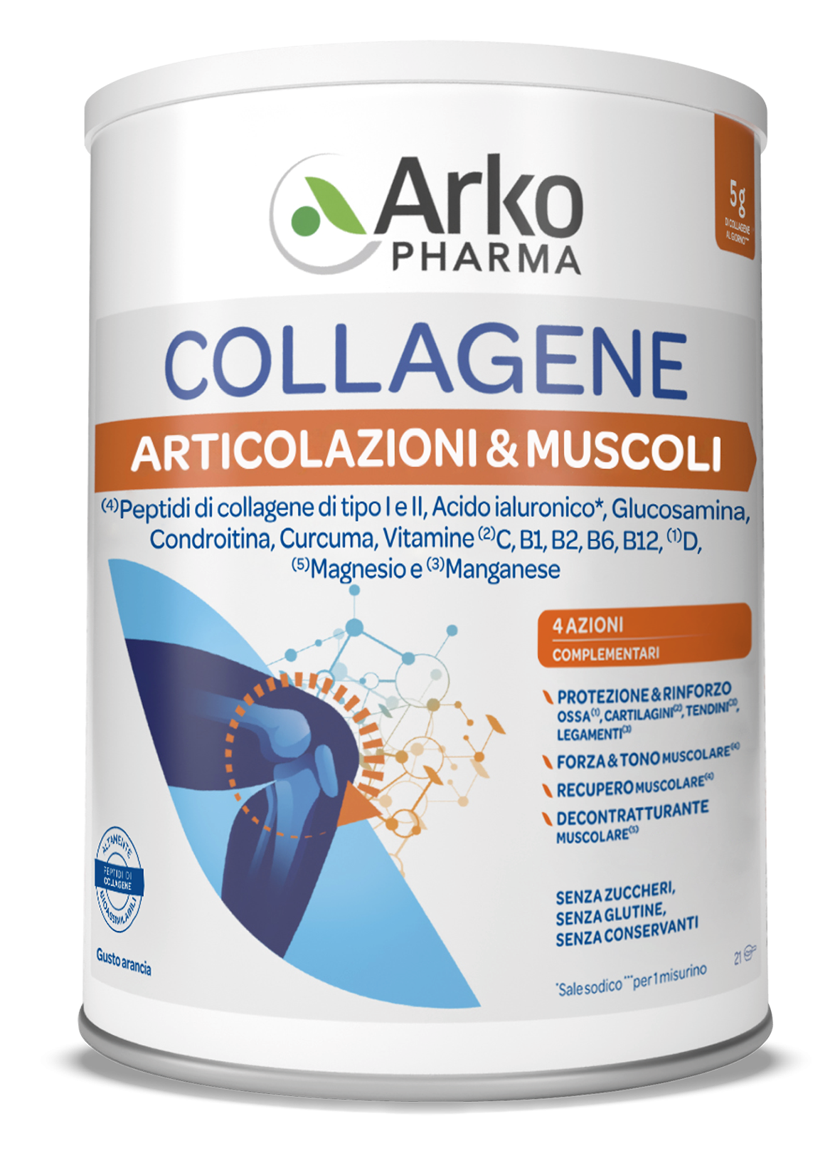 Arkopharma Collagene articolazioni e muscoli 骨胶原蛋白钙粉