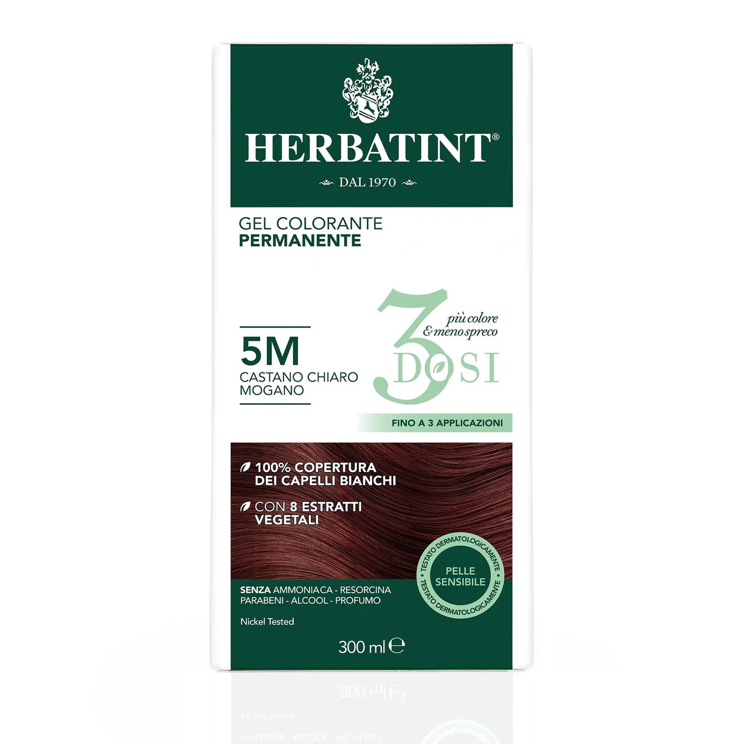 Herbatint 5M 染发膏 红褐浅栗色