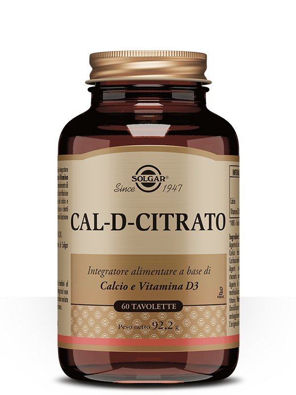 Solgar Cal D Citrato 高含量钙D3