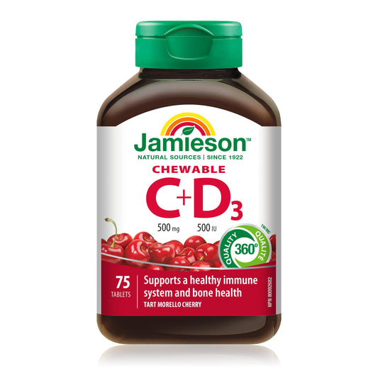 Jamieson Vitamina C+ D3 维生素C+D3