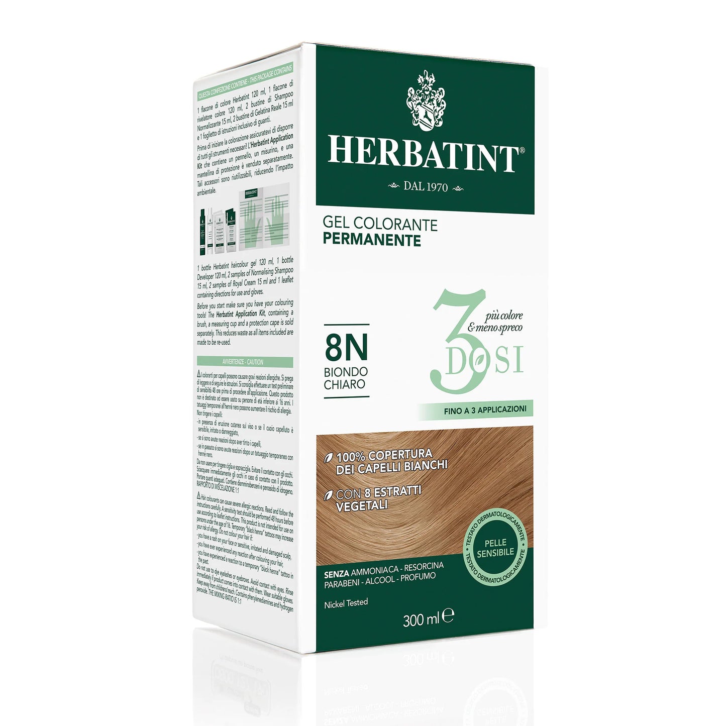 Herbatint 8N 染发膏 浅亚麻色