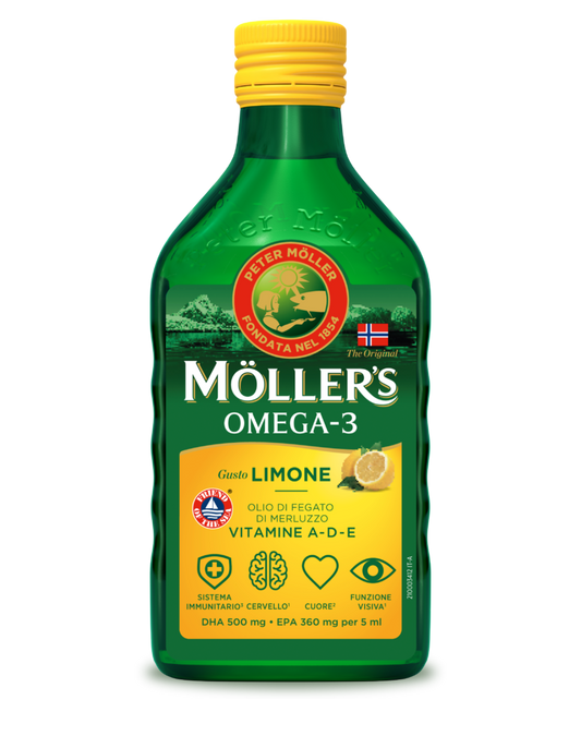 Moller's Omega 3 gusto limone 挪威沐乐思鱼油