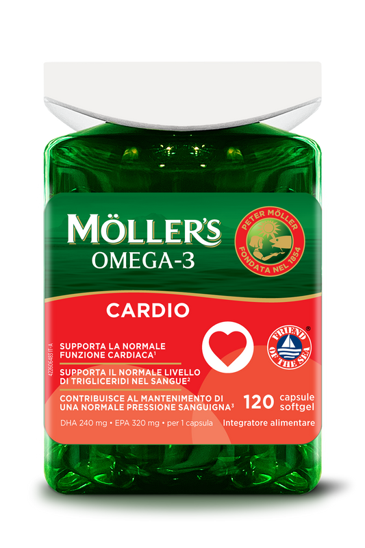 Moller's Omega 3 Cardio 120 capsule  沐乐思鱼油挪威
