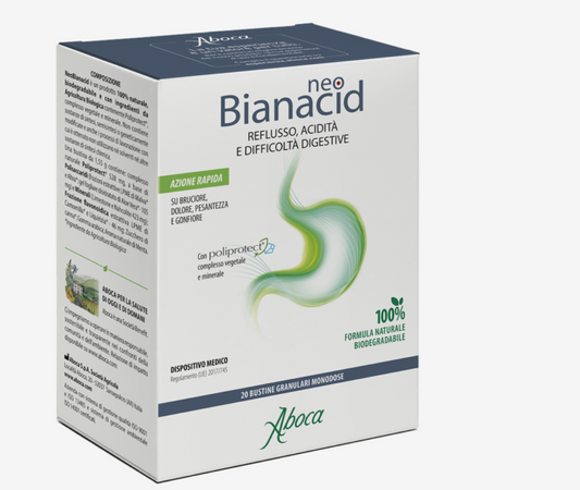 Aboca Bianacid 胃痛胀气难消化 颗粒版
