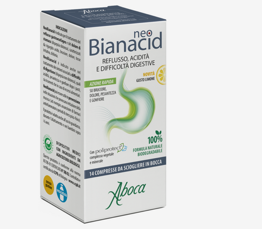 Aboca Bianacid 胃痛胀气难消化 含片版
