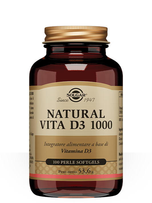 Solgar Natural Vita D3 维生素D3软胶囊