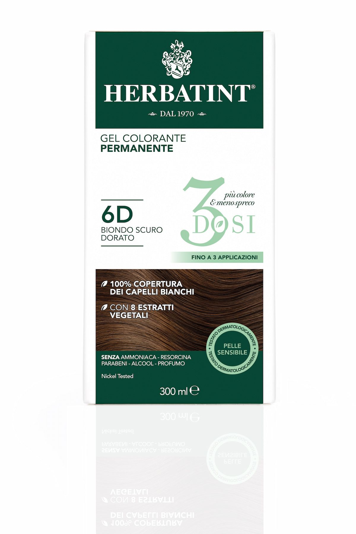 Herbatint 6D 染发膏 深金亚麻色